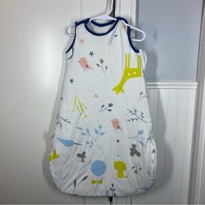 Mosebears Colorful Baby Sleep Sack with Animal Print 6-12 months cotton